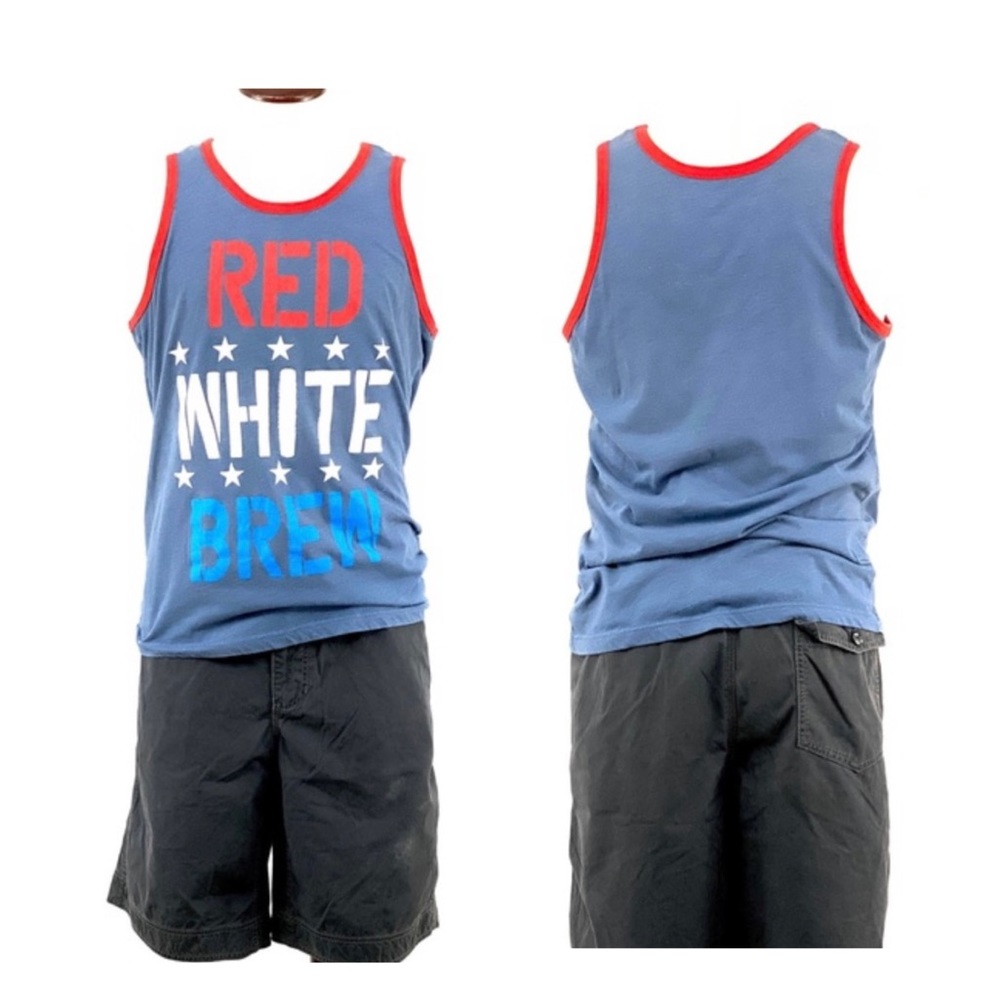 RED... WHITE... BREW... Men’s tank - Picture 7 of 7